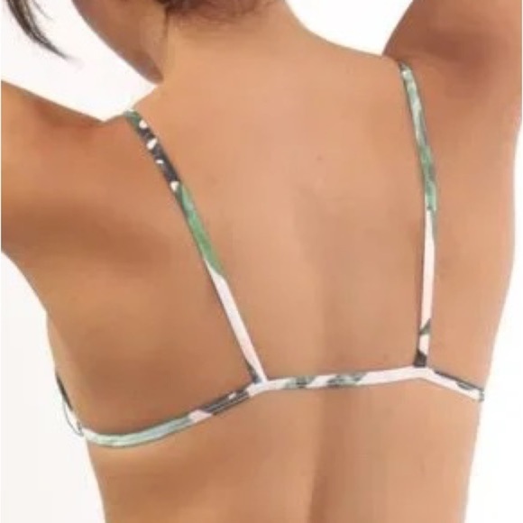 Stone Fox Swim Tropical Palm Monster Fruit Bikini Top - Picture 2 of 4